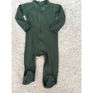 Pact Toddler Sz. 9/12 Mo. One Pc Zip Footie. Fantastic Quality, Cute